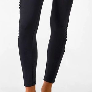 Athleta Delancey Moto Tight- Black